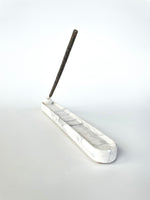 Incense Holder- White Marble Design