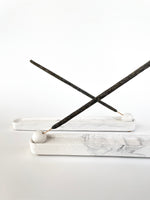 Incense Holder- White Marble Design