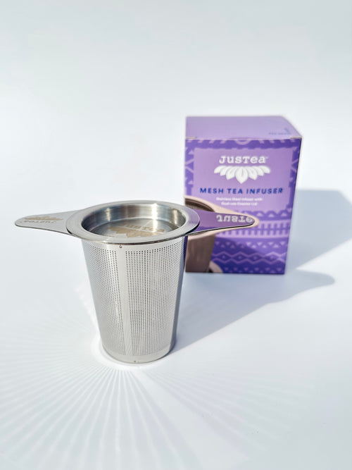 Tea Infuser with Dual-use Coaster Lid
